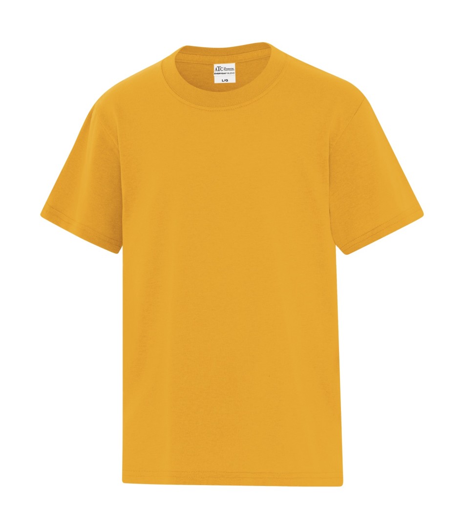 ATC™ Everyday Cotton Blend Youth Tee - Gold