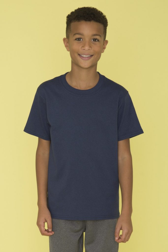ATC™ Everyday Cotton Blend Youth Tee - Model Shot