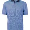 Cutter & Buck Virtue Eco Pique Micro Stripe Recycled Mens Polo