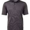 Cutter & Buck Virtue Eco Pique Micro Stripe Recycled Mens Polo