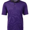 Cutter & Buck Virtue Eco Pique Micro Stripe Recycled Mens Polo