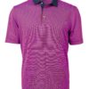 Cutter & Buck Virtue Eco Pique Micro Stripe Recycled Mens Polo