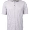Cutter & Buck Virtue Eco Pique Micro Stripe Recycled Mens Polo