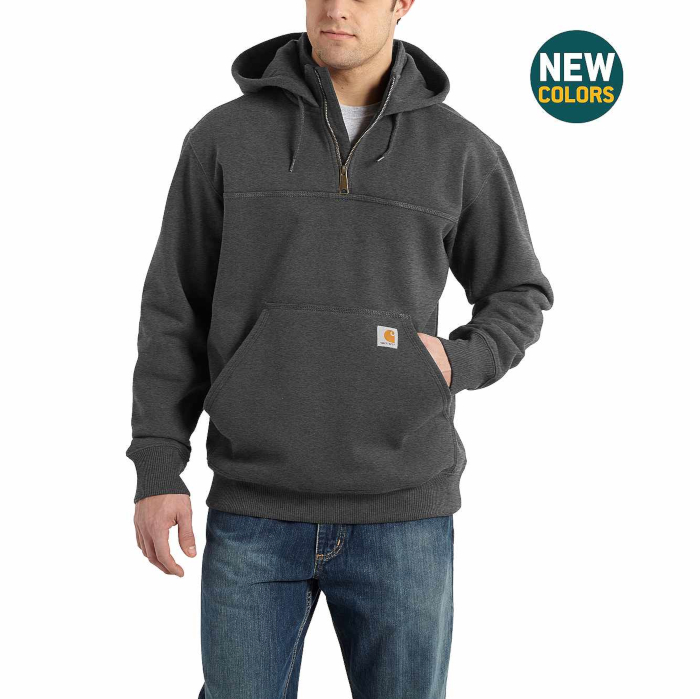 Carhartt Rain Defender® Paxton Heavyweight Hooded Zip Mock Sweatshirt