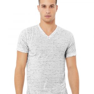 Bella + Canvas Textured Jersey V-Neck Tee