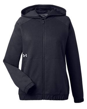 Under Armour Ladies' Hustle Full-zip Hooded Sweatshirt - Image 3