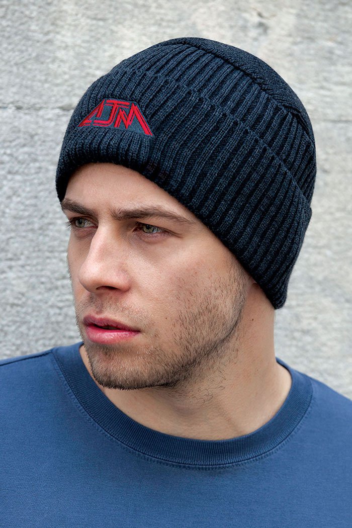 AJM Acrylic Cuff Toque (Pillbox)