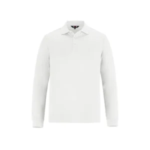 Canada Sportswear Men's Long Sleeve Pique Mesh Polo