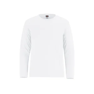 Canada Sportswear Youth Long Sleeve Crew Neck Polyester Tee