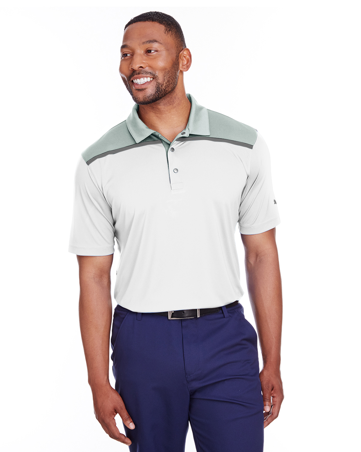 Puma Golf Men's Bonded Colorblock Polo