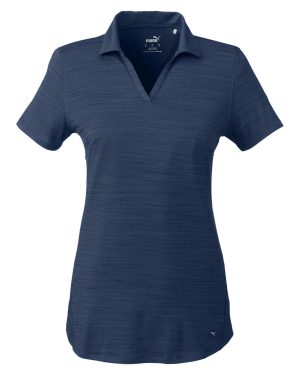 Puma Golf Ladies' Cloudspun Free V-Neck Polo - Image 2