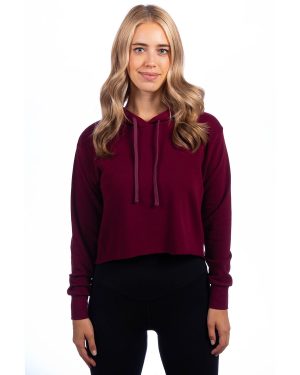 Next Level Ladies' Cropped Pullover Hooded Sweatshirt - Image 5