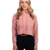 Next Level Ladies' Cropped Pullover Hooded Sweatshirt - Image 2