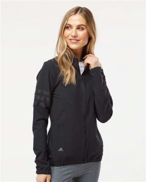 Adidas Women's 3-Stripes Full-Zip Jacket - Image 2