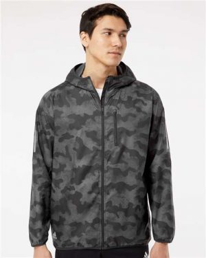 Adidas Hooded Full-Zip Windbreaker - Image 5