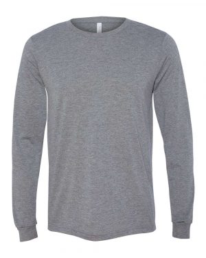 Bella + Canvas Triblend Long Sleeve Tee - Image 3