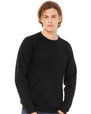 Bella + Canvas Sponge Fleece Raglan Crewneck Sweatshirt - Image 14