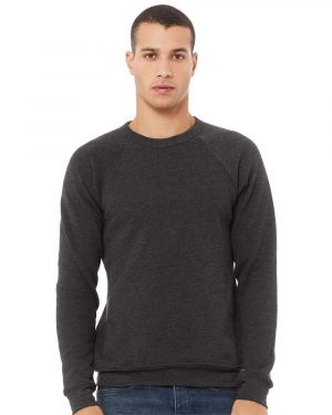 Bella + Canvas Sponge Fleece Raglan Crewneck Sweatshirt - Image 13