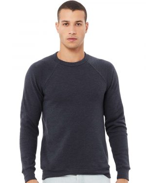 Bella + Canvas Sponge Fleece Raglan Crewneck Sweatshirt - Image 6