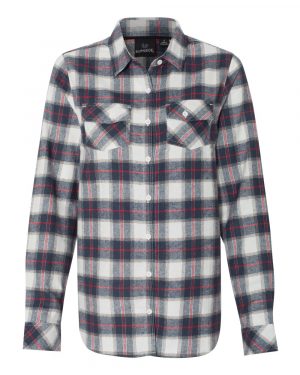 Burnside Women's Yarn-Dyed Long Sleeve Flannel Shirt - Image 2