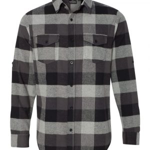 Burnside Yarn-Dyed Long Sleeve Flannel Shirt