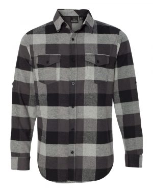 Burnside Yarn-Dyed Long Sleeve Flannel Shirt