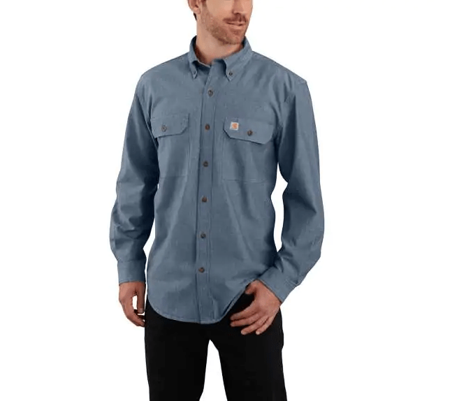 Carhartt Original Fit Midweight Long-Sleeve Button-Front Shirt