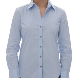 Calvin Klein Women's Cotton Stretch Long Sleeve Shirt