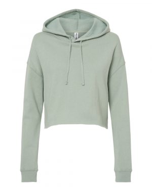 Independent Trading Co. Women’s Lightweight Crop Hooded Sweatshirt - Image 3