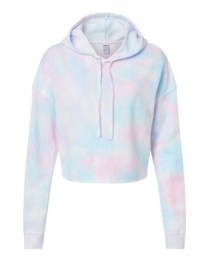 Independent Trading Co. Women’s Lightweight Crop Hooded Sweatshirt - Image 2