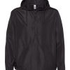 Independent Trading Co. Lightweight Quarter-Zip Windbreaker Pullover Jacket - Image 3