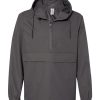 Independent Trading Co. Lightweight Quarter-Zip Windbreaker Pullover Jacket - Image 7