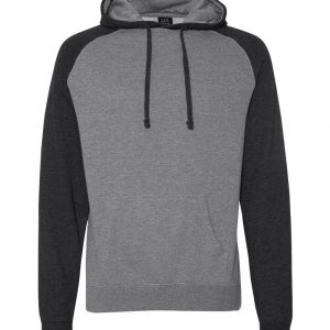 Independent Trading Co. Raglan Hooded Sweatshirt