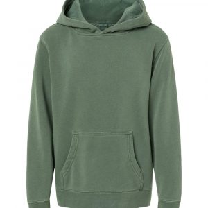 Independent Trading Co. Youth Midweight Pigment-Dyed Hooded Sweatshirt