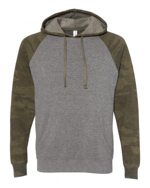 Independent Trading Co. Special Blend Raglan Hooded Sweatshirt - Image 4