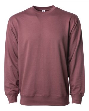Independent Trading Co. Icon Lightweight Loopback Terry Crewneck Sweatshirt - Image 5