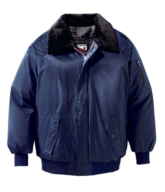 Canada Sportswear Men's Nylon Flight Bomber Jacket