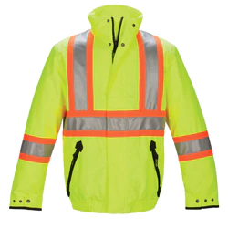 Canada Sportswear Men's Hi-vis Insulated Bomber Jacket