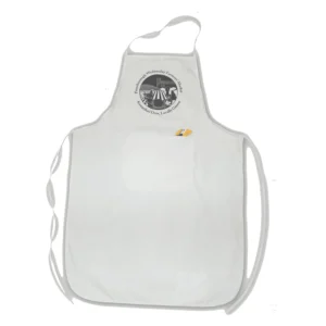 CAN_Polyester One Pocket Bib Apron White