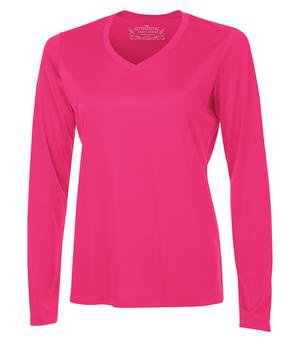 Sanmar ATC Pro Team V-Neck Long Sleeve Ladies' Tee