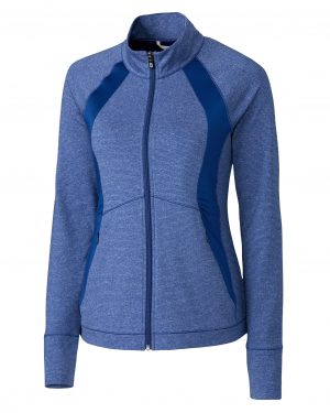 Cutter & Buck Womens Shoreline Colorblock Full-Zip - Image 4