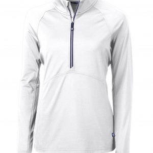 Cutter & Buck Adapt Eco Knit Stretch Recycled Womens Half Zip Pullover
