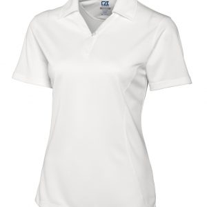 Cutter & Buck CB Drytec Genre Textured Solid Womens Polo