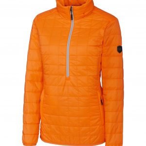 Cutter & Buck Rainier PrimaLoft® Womens Eco Insulated Rainier Half Zip Popover Quilted Jacket