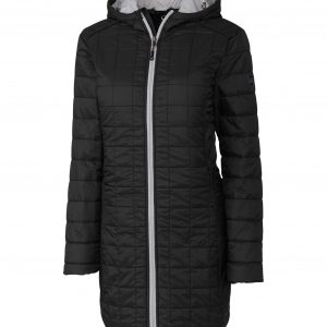 Cutter & Buck Rainier PrimaLoft® Womens Eco Insulated Hooded Long Coat