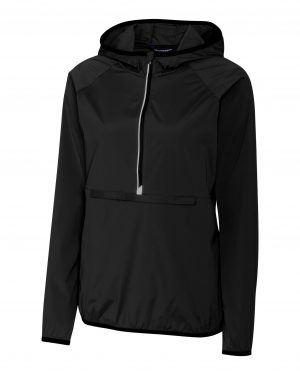 Cutter & Buck Womens Breaker Hooded Half-Zip - Image 3