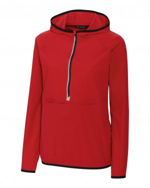 Cutter & Buck Womens Breaker Hooded Half-Zip - Image 4