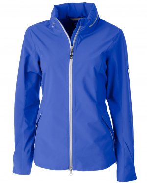 Cutter & Buck Vapor Water Repellent Stretch Womens Full Zip Rain Jacket - Image 2