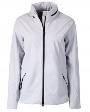 Cutter & Buck Vapor Water Repellent Stretch Womens Full Zip Rain Jacket - Image 3