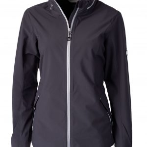 Cutter & Buck Vapor Water Repellent Stretch Womens Full Zip Rain Jacket